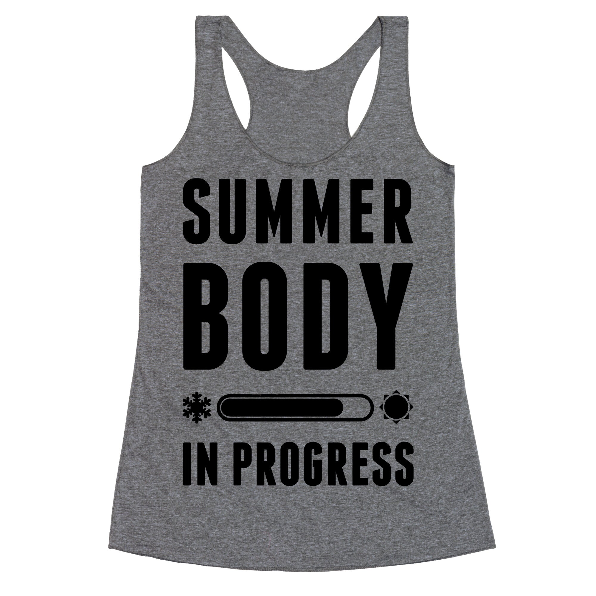 Summer Body In Progress Racerback Tank
